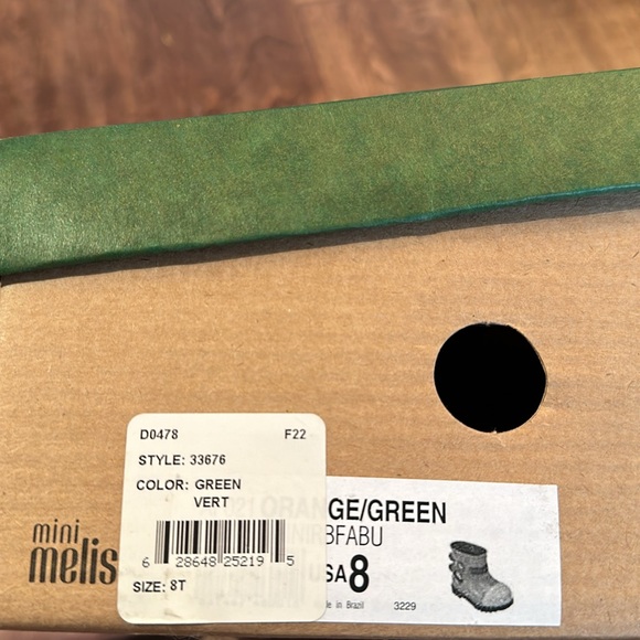 Mini Melissa Toddler Dragon Rain Boots - Picture 10 of 10